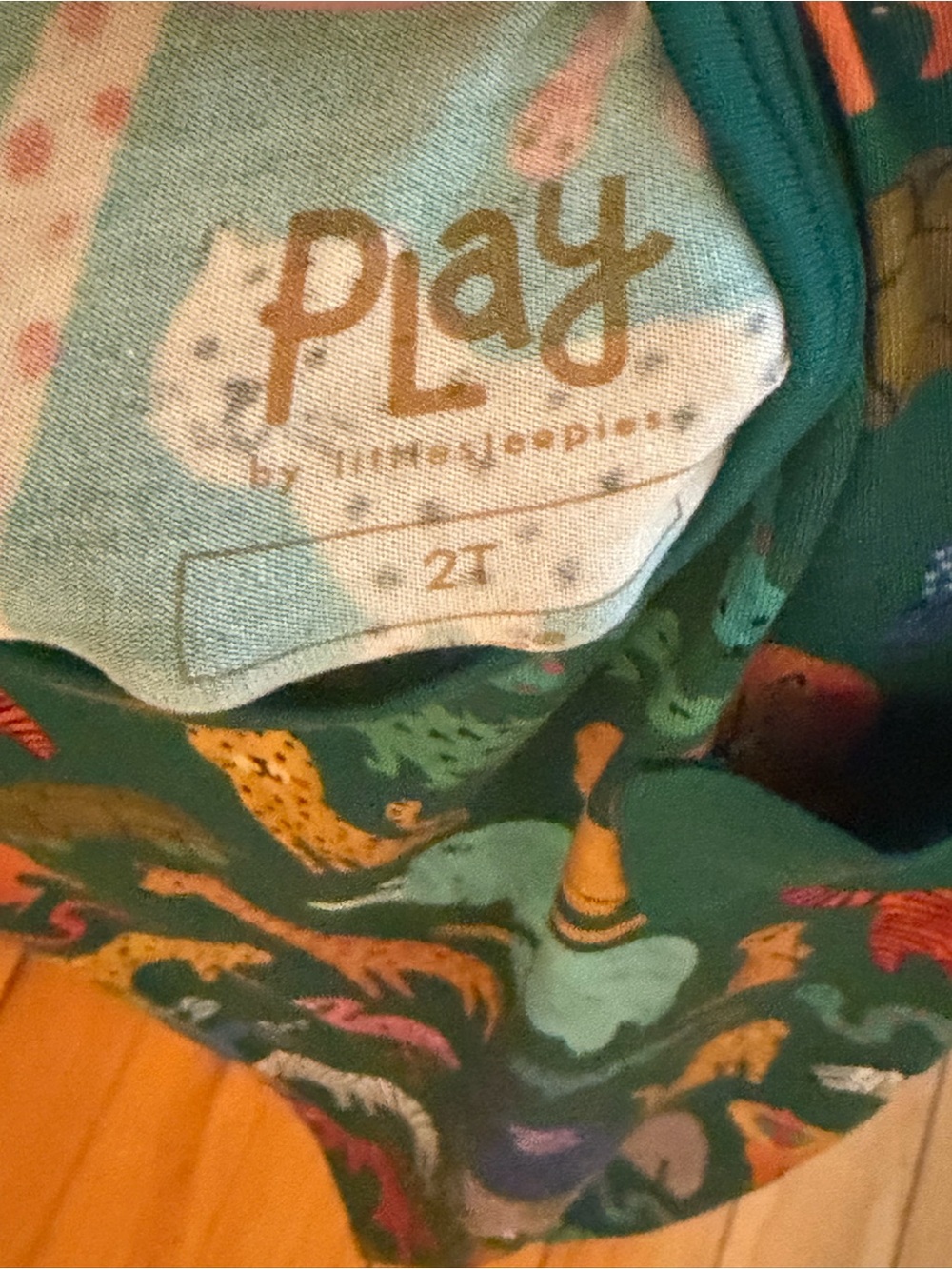 NWT Little Sleepies Bamboo PLAY Wild Zoo Print Short Sleeve Pocket Romper 2T - Picture 2 of 4